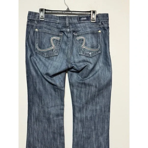 Rock & Republic Y2K Flare Jeans Womens Size 29 Indie Sleaze Vintage Denim - Picture 3 of 8